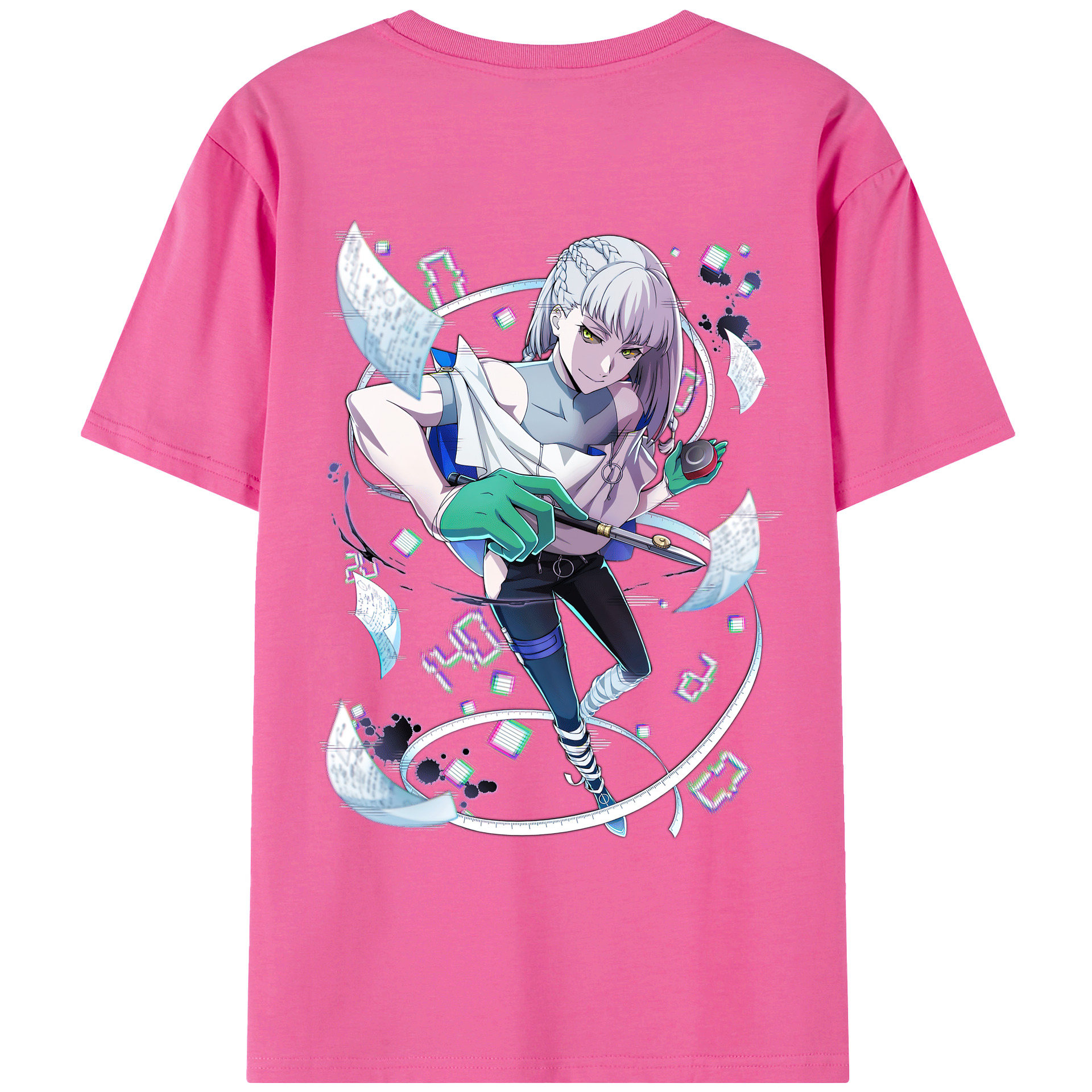 （画像用） 文豪ストレイドッグス Bungo Stray Dogs レディース半袖Tシャツ(バックプリント)